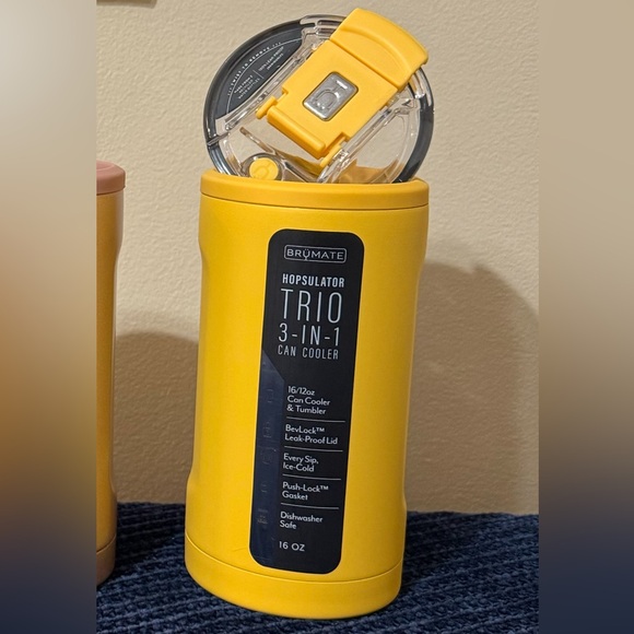 Brümate Turmeric Trio - Bevlock lid - Picture 1 of 1